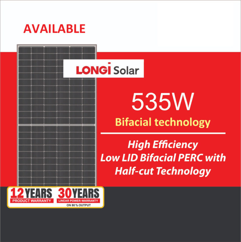 Longi Solar Panels 535W Bifacial/530W/445W/435W/ Mono Perc Available in
